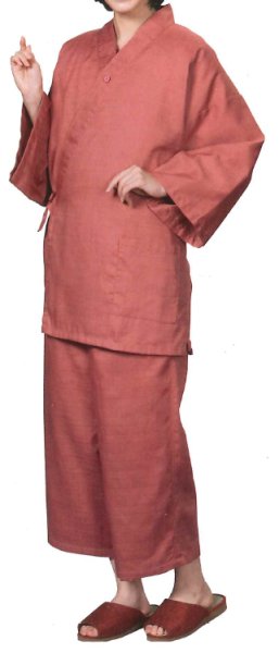 画像4: リネン対応 バニラン作務衣 男性用2サイズ・婦人用2サイズ・子ども用3サイズ 1サイズ10枚1セット BR-104 BR-105 BR-120 (4)