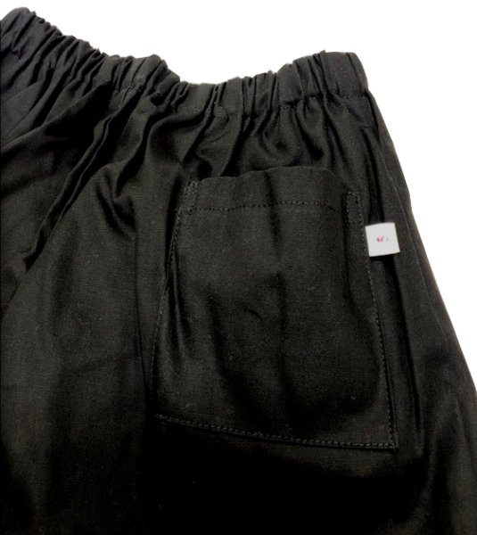画像3: 子ども用長パンツ 黒 (3)
