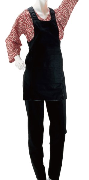 画像2: 大人用 腹掛け股引き上下セット【黒】 S・M・L・LL・3L寸 インドネシアで製造されているたしかな商品 (2)