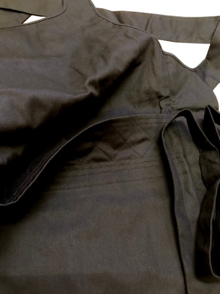 画像5: 大人用 腹掛け股引き上下セット【黒】 S・M・L・LL・3L寸 インドネシアで製造されているたしかな商品 (5)