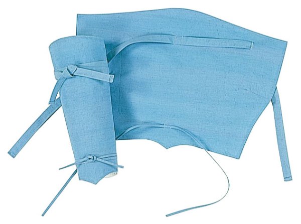 画像3: 手甲・脚絆 浅葱色(あさぎ) 手甲のみ・脚絆のみ・手甲脚絆セットの3種類よりお選びいただけます (3)