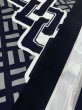 画像4: お祭り法被：半纏帯別売【二の字・吉原つなぎに祭】ねずみ地に紺 (黒系 青系) (4)