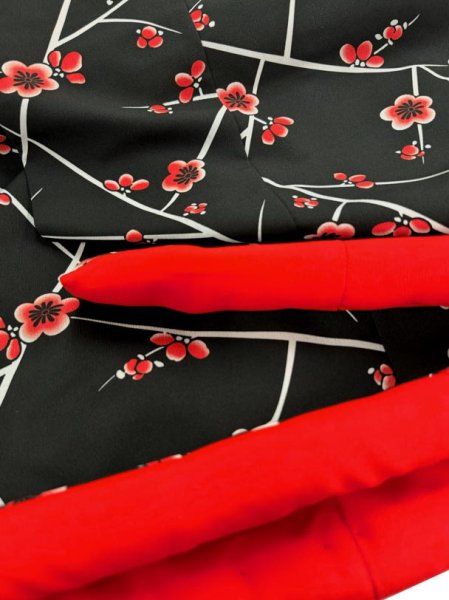 画像2: 稽古用腰下 梅【引き着(お引きずり・お引き・裾引)稽古用】 (2)