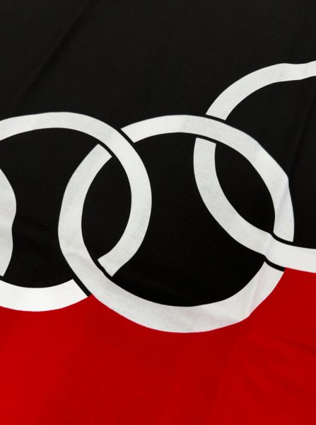 画像3: お祭り袖なし法被:半纏帯別売【輪違い】赤・黒 (3)