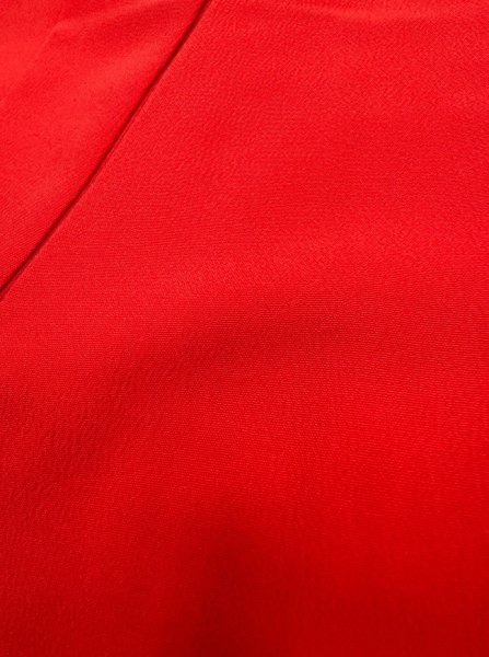 画像3: 袴下無地着物(男単衣仕立) 赤 (3)