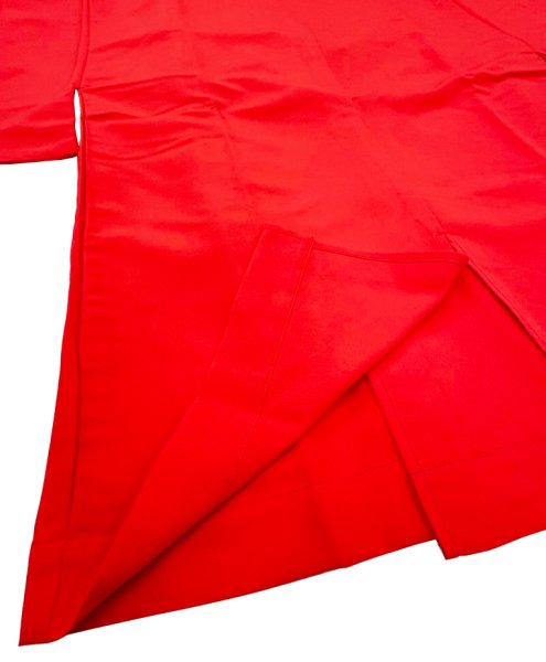 画像4: 袴下無地着物(男単衣仕立) 赤 (4)