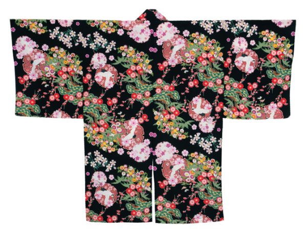 画像3: 袴下着物(男単衣仕立) 松竹梅・雪輪鶴・桜 (3)