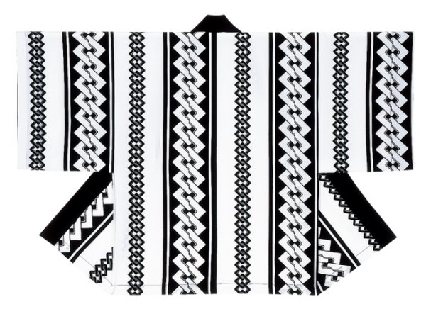 画像4: 手古舞用ポリエステル半纏 吉原繋ぎ edo7916 edo7918 ty66021 ty66022 (4)