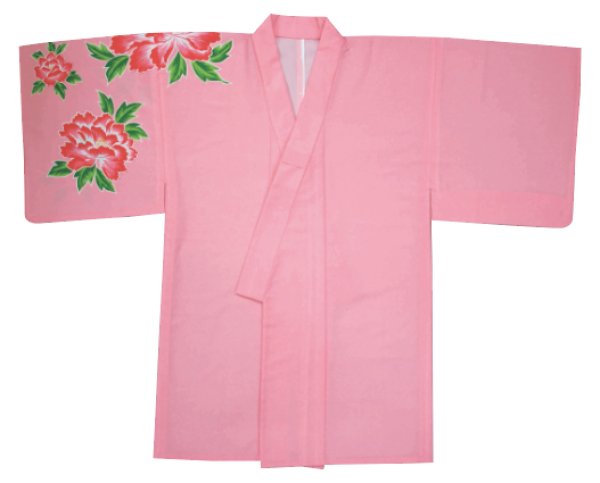 画像3: 袴下着物(男単衣仕立) 牡丹 (3)