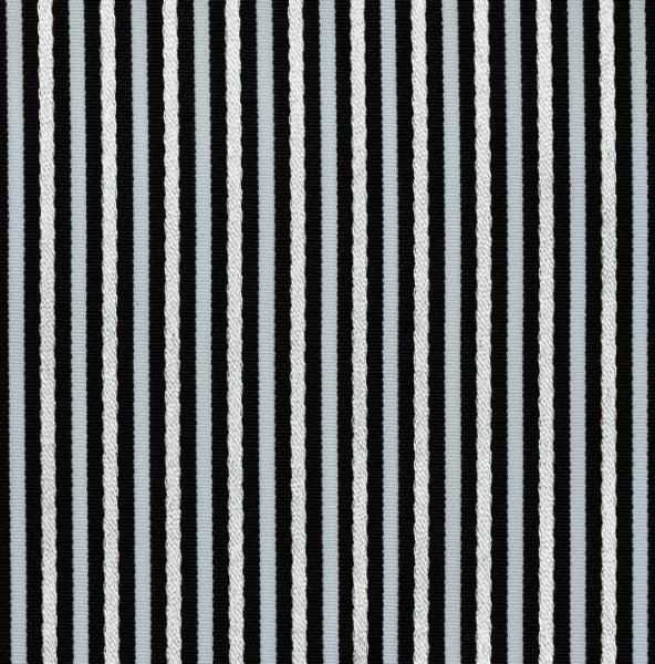 画像2: 縞袴(銀通し袴)うまのり型 S・M・L寸【腰板付・袴止めヘラ付】 舞踊 舞台 ステージ 普段着 稽古着 男袴 しまばかま (2)