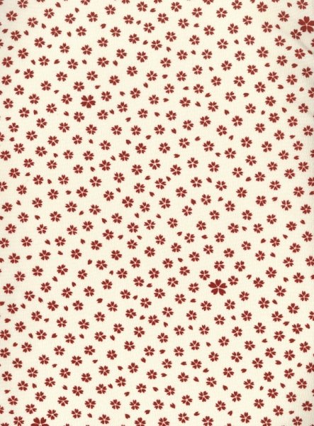 画像5: 作務衣・上着【姫桜・エンジ】M・L寸 (5)