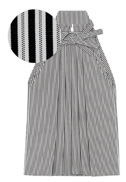 画像2: 縞袴 うまのり型 S・M・L寸【腰板付・袴止めヘラ付】 舞踊 舞台 ステージ 普段着 稽古着 男袴 しまばかま ty65279 65280 65281 65282 65283 65284 (2)