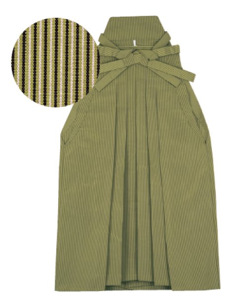 画像2: 縞袴 うまのり型 S・M・L寸【腰板付・袴止めヘラ付】 舞踊 舞台 ステージ 普段着 稽古着 男袴 しまばかま ty65271 65272 65273 65274 65275 65276 65277 65278 (2)