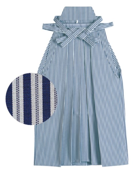 画像3: 縞袴 うまのり型 S・M・L寸【腰板付・袴止めヘラ付】 舞踊 舞台 ステージ 普段着 稽古着 男袴 しまばかま ty65279 65280 65281 65282 65283 65284 (3)