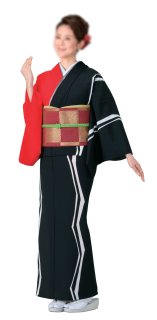 仕立上　小紋“単衣仕立　ベージュ鹿の子地　波Ｌ「舞台衣装・ステージ衣装」日本舞踊・演劇・着物　踊り着物 踊り用 仕立上 小紋“単衣仕立 ベージュ鹿の子地 波 M「舞台衣装・ステージ