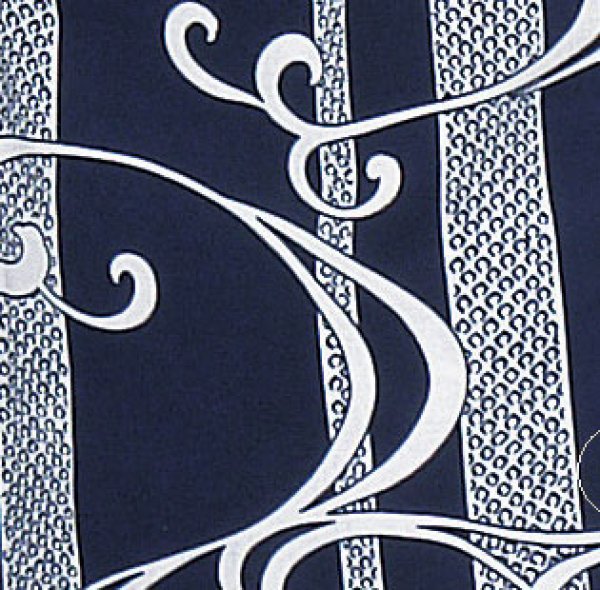 画像2: 【男女同柄】仕立て上がり　お揃い浴衣　男仕立Ｍ寸・男仕立Ｌ寸・男仕立ＬＬ寸・女仕立【流水】 (2)