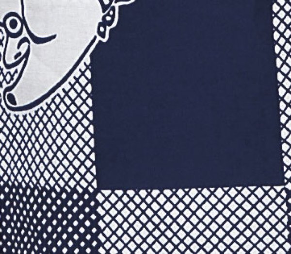 画像2: 【男女同柄】仕立て上がり お揃い浴衣 男仕立M寸・男仕立L寸・男仕立LL寸・女仕立【おかめひょっとこ・変わり市松】 (2)