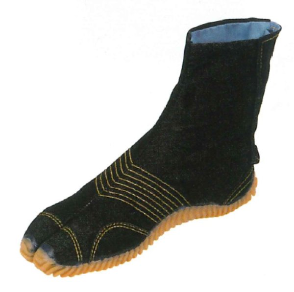 画像4: デニムジョグ足袋 ブルー・ネイビー・ブラック 23.0〜29.0cm u8651 u8652 u8654 (4)
