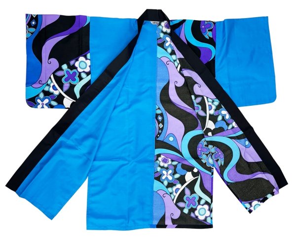 画像3: よさこいコスチューム（男女兼用）青系 (3)