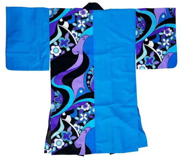 画像4: よさこいコスチューム（男女兼用）青系 (4)