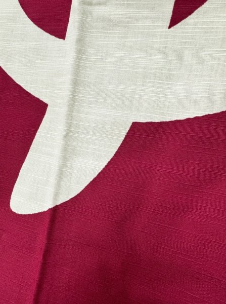 画像9: 【屋内防災加工済】のれん 【紺　男湯・エンジ　女湯】　幅９０ｃｍ・長さ１２０ｃｍ (9)