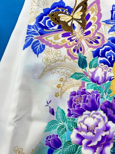 画像2: よさこいコスチューム(レディース)白・青 (2)