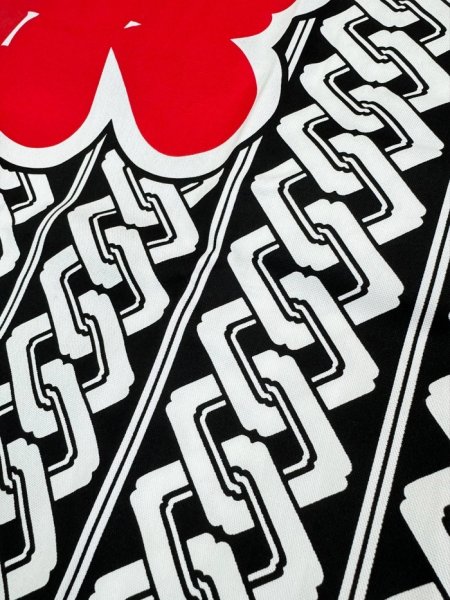 画像3: お祭り法被：半纏帯別売【吉原つなぎに祭】黒地に白 (黒系 白系) (3)