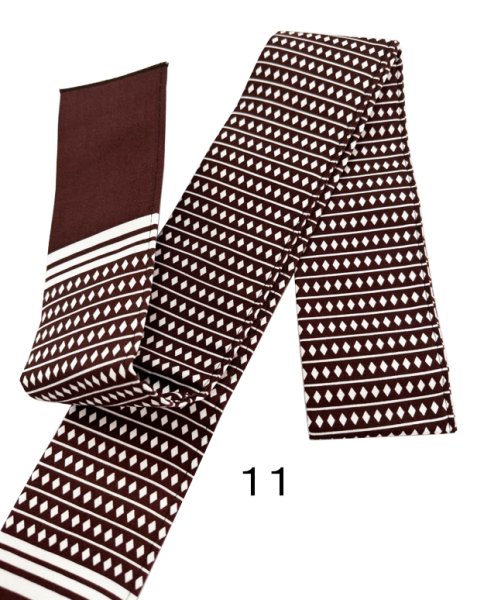 画像3: 半纏帯【そろばん玉・吉原つなぎ・レンガ】 s11 s12 s13 s14 s15 s16 s17 s18 そろばん繋ぎ そろばん玉 算盤 (3)