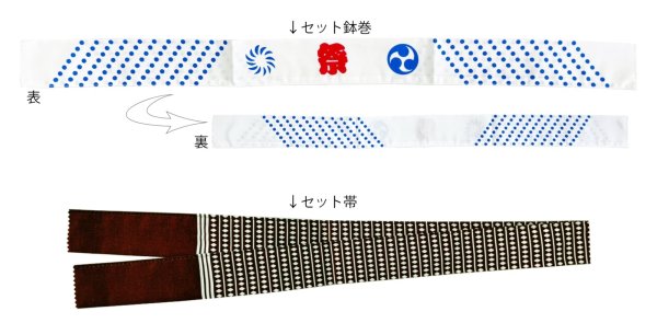 画像4: 子ども用お祭り法被 【吉原つなぎに祭】青 (4)