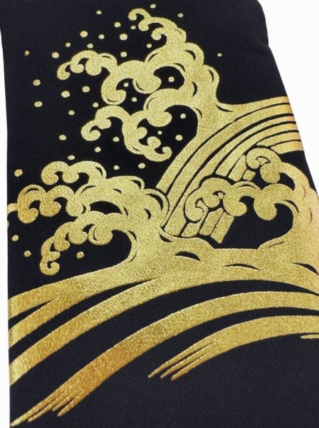 画像8: 箔付きポシェット【荒波】　選べる５カラー (8)