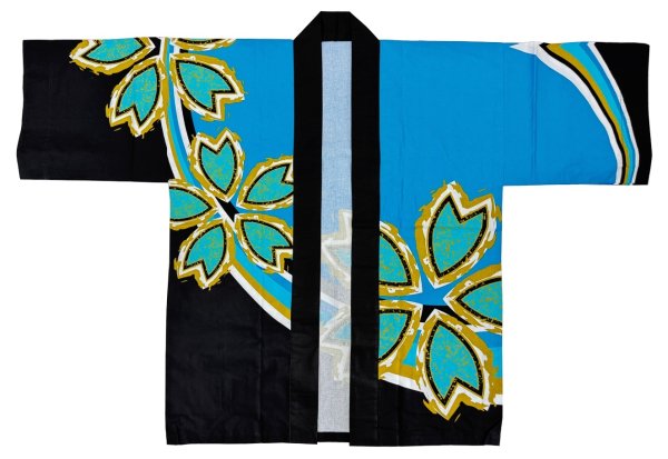 画像8: お祭り法被：半纏帯別売【桜】ピンク系・ブルー系 (8)