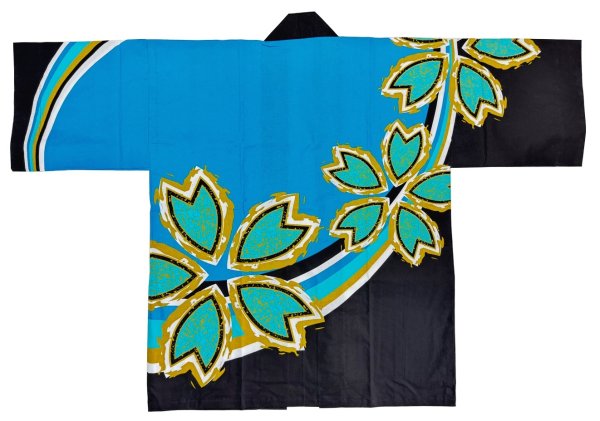 画像7: お祭り法被：半纏帯別売【桜】ピンク系・ブルー系 (7)