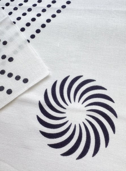 画像2: 祭手拭い（１本単位）【豆しぼり・三つ巴・獅子毛】 (2)