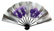 画像3: 舞扇　黒塗骨　９寸５分（約２８.８ｃｍ）　桜　扇子箱なし (3)