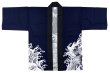 画像4: お祭り法被：半纏帯別売【荒波と千鳥】青・濃紺・紫　s9291 s9292 s9293 (4)
