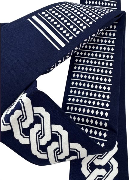 画像9: 芯入り 半纏帯(祭り法被腰紐) 【吉原つなぎ・ソロバン玉】 61100 61101 61102 (9)