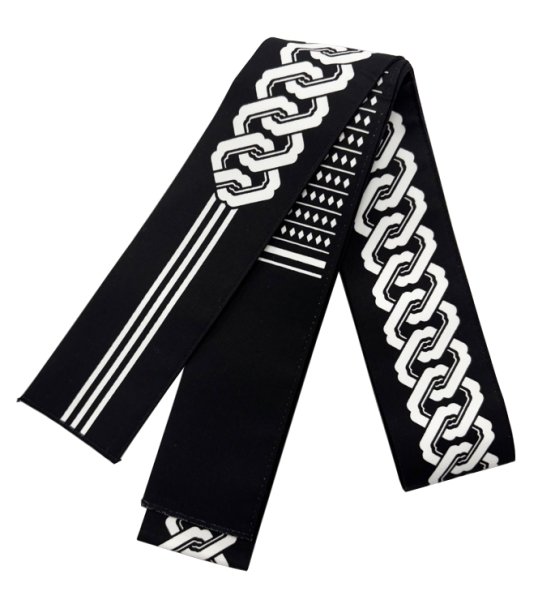 画像5: 芯入り 半纏帯(祭り法被腰紐) 【吉原つなぎ・ソロバン玉】 61100 61101 61102 (5)