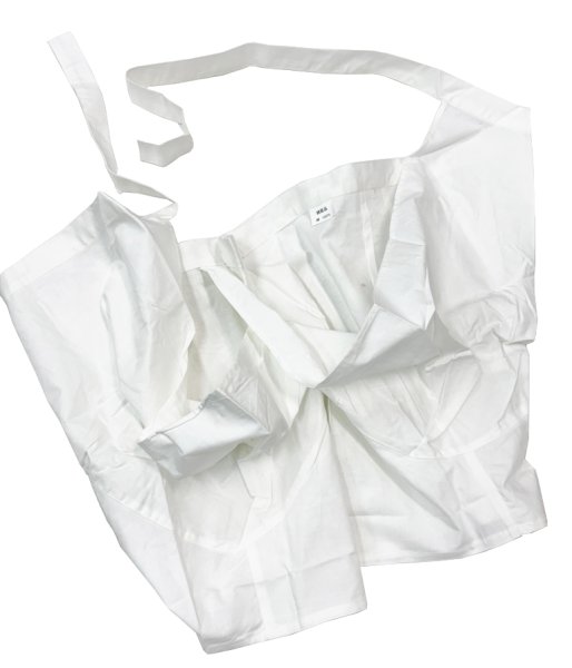 画像2: 【厚手生地使用】白半股引(はんたこ) (2)