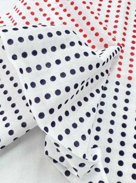 画像5: 祭り手ぬぐい【祭 赤と濃紺豆しぼり　さしわけ】 １０本単位 (5)