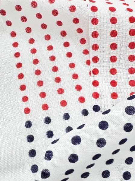 画像4: 祭り手ぬぐい【祭 赤と濃紺豆しぼり　さしわけ】 １０本単位 (4)