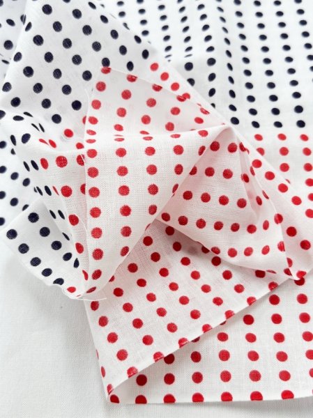 画像7: 手拭い【豆しぼり 赤濃紺の差分】90cm(1本単位) (7)