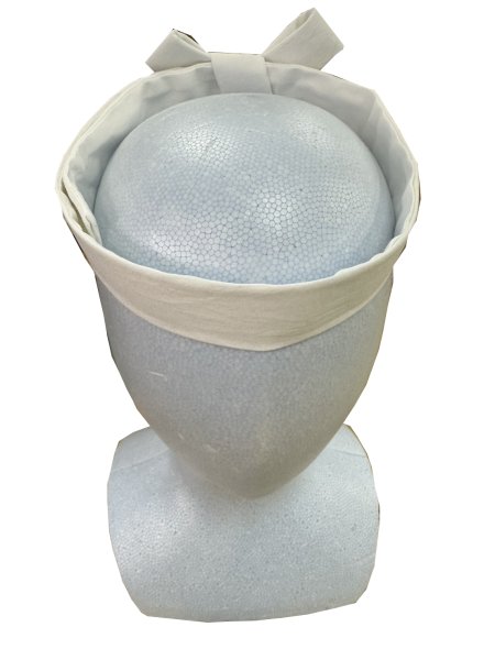 画像2: ワンタッチ祭りはちまき(千代結び)【大人気の白】 (2)