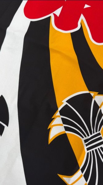 画像5: お祭り法被：半纏帯別売【熨斗に祭】黒・黄 (5)