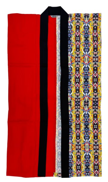 画像2: よさこいコスチューム(男女兼用)赤・黄 (2)