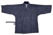 画像4: 作務衣・上着【デニム調】M・L・LL寸 (4)