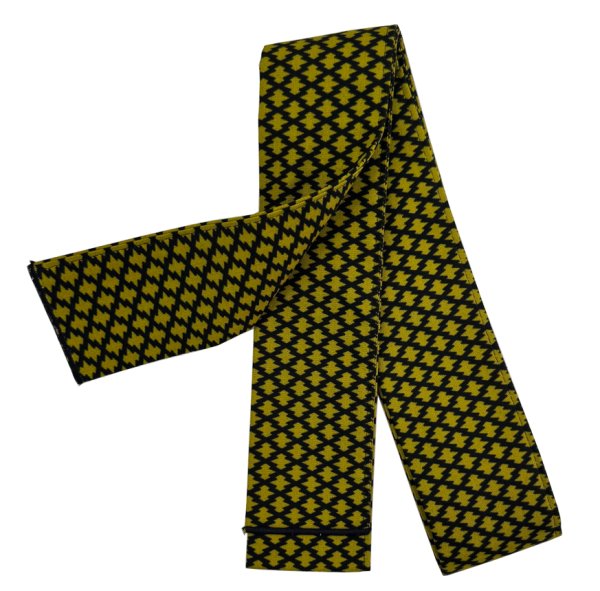 画像7: 半纏帯(芯入り)【算崩し・ニ引・賽の目風市松・松皮菱】 s95 s96 s97 s98 (7)