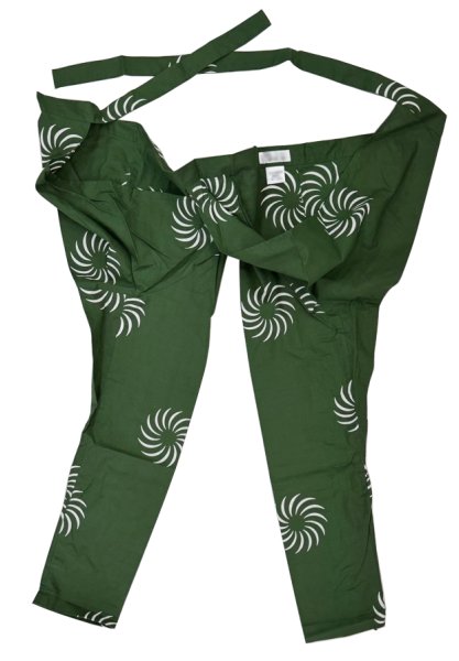 画像2: 股引【獅子毛】濃緑 (2)