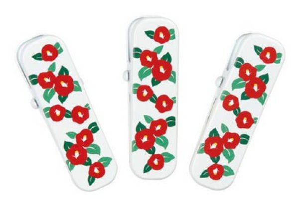 画像3: 衿留クリップ　猫 椿 うさぎ 64304 64305 64306 (3)