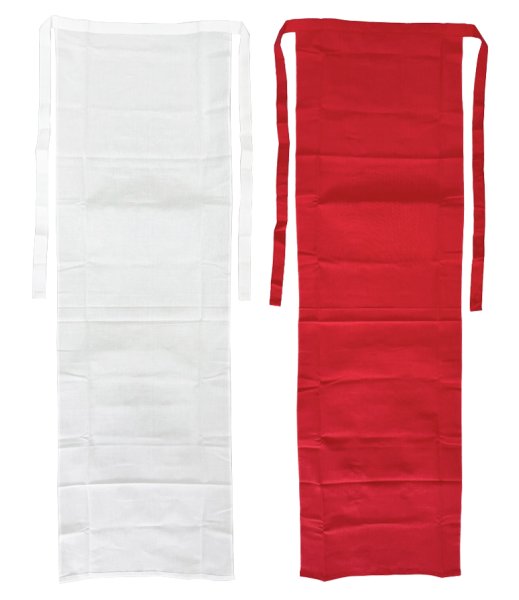 画像1: ふんどし　白・朱赤［褌 白ふん 赤ふん s750 s751］ (1)