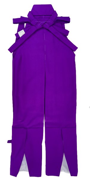 画像8: 無地たっつけ袴（腰板付）　黒・赤・紫　Ｍ・Ｌ寸　ty66001 ty66006 ty66007 (8)